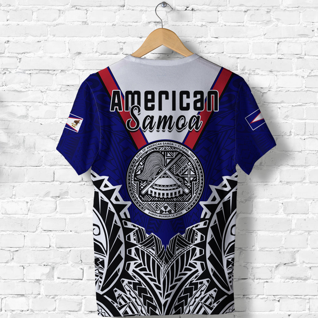 American Samoa T Shirt Bald Eagle Mix Polynesian LT13 - Polynesian Pride