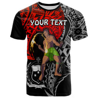 Custom Siva Samoa T Shirt Samoan Dance Mix Red Polynesian LT13 Unisex Red - Polynesian Pride