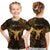 Ophiuchus Zodiac Polynesian T Shirt Kid Unique Style - Gold LT8 - Polynesian Pride