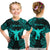 Ophiuchus Zodiac Polynesian T Shirt Kid Unique Style - Turquoise LT8 - Polynesian Pride