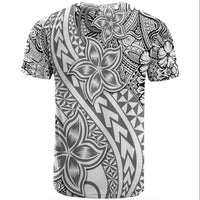 Traditional Polynesian Tribal Tattoo Retro Couple T Shirt Grey LT9 - Polynesian Pride