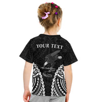 (Custom Personalised) American Samoa T Shirt Kid Eagle Mix Polynesian LT13 - Polynesian Pride