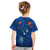Hawaiian Islands T Shirt Kid - Hawaii Tropical Flowers And Turtles Blue LT13 - Polynesian Pride