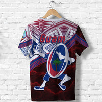 Guam Rugby T Shirt Dab Trend Creative - Polynesian Pride