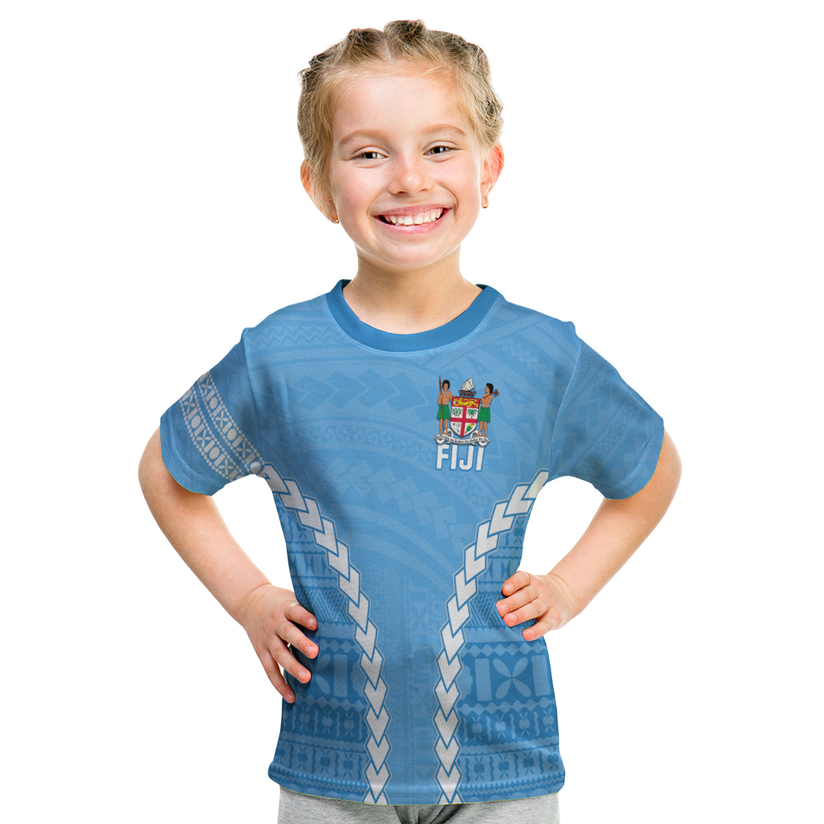 Fiji Impressive T - Shirt Kid 2021 Polynesian LT13 - Polynesian Pride