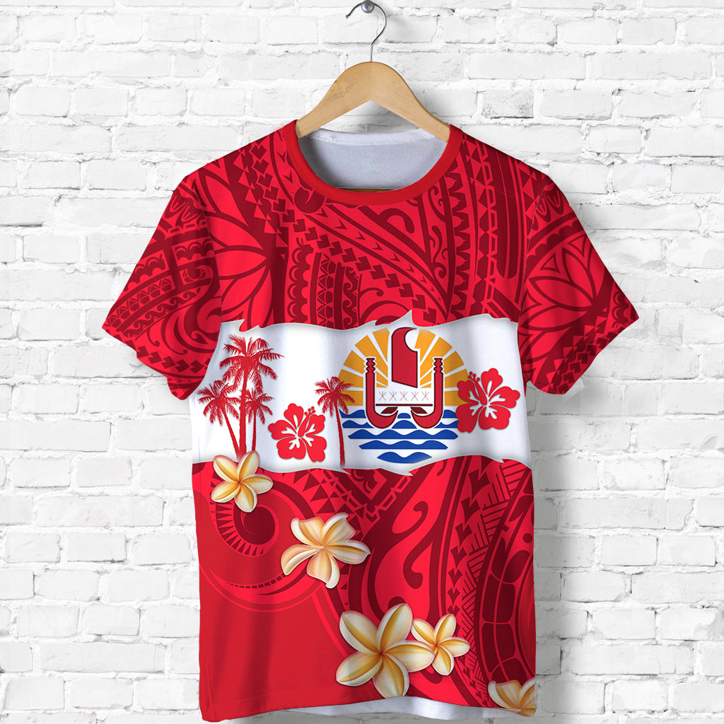Tahiti Polynesian T Shirt Mythical Destination LT13 Unisex Red - Polynesian Pride