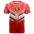 Tonga Rugby Mate Maa Tonga Tapa Pattern T Shirt LT2 RED - Polynesian Pride