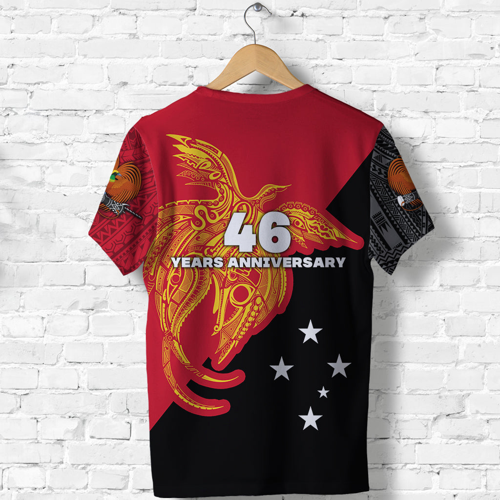 Papua New Guinea T Shirt Independence Day Flag Style LT16 - Polynesian Pride