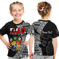 (Custom Personalised) Tonga T Shirt KID Happy Tongan Fathers Day LT13 Youth XL Size14 - Polynesian Pride