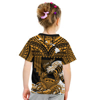 Custom Hawaii T Shirt Kakau Polynesian Crab With Waves Ver.02 LT14 - Polynesian Pride