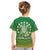 (Custom Personalised) Cook Islands T Shirt KID Circle Pattern Mix Sea Turtle Green Version LT14 - Polynesian Pride
