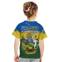 Solomon Islands T Shirt Happy 44th Independence Anniversary Polynesian Pattern LT14 - Polynesian Pride