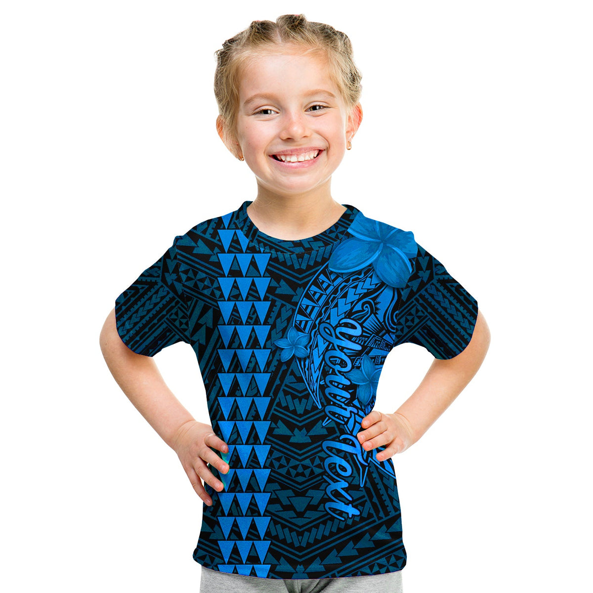 Custom Hawaii T Shirt Kakau Kanaka Maoli Combine Polynesian Shark Ver.03 LT14 - Polynesian Pride