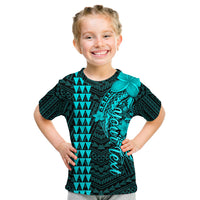 Custom Hawaii T Shirt Kakau Kanaka Maoli Combine Polynesian Shark Ver.04 LT14 - Polynesian Pride