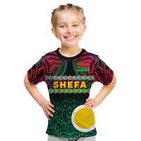 Custom Shefa Province T Shirt Vanuatuan Pig Tusk Polynesian Flag Style LT14 - Polynesian Pride