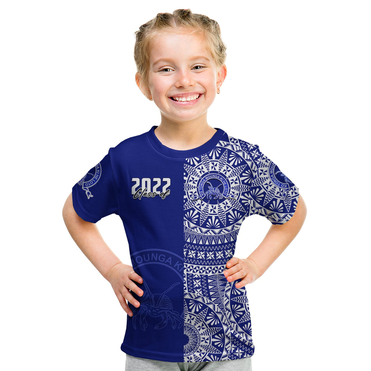 (Custom Text and Number) Queen Salote Tonga College T Shirt Class of Year Tongan Ngatu Pattern LT14 - Polynesian Pride