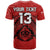 (Custom Text and Number) Tonga Rugby MMT T Shirt Ngatu Mate Maa Tonga Simple LT13 - Polynesian Pride