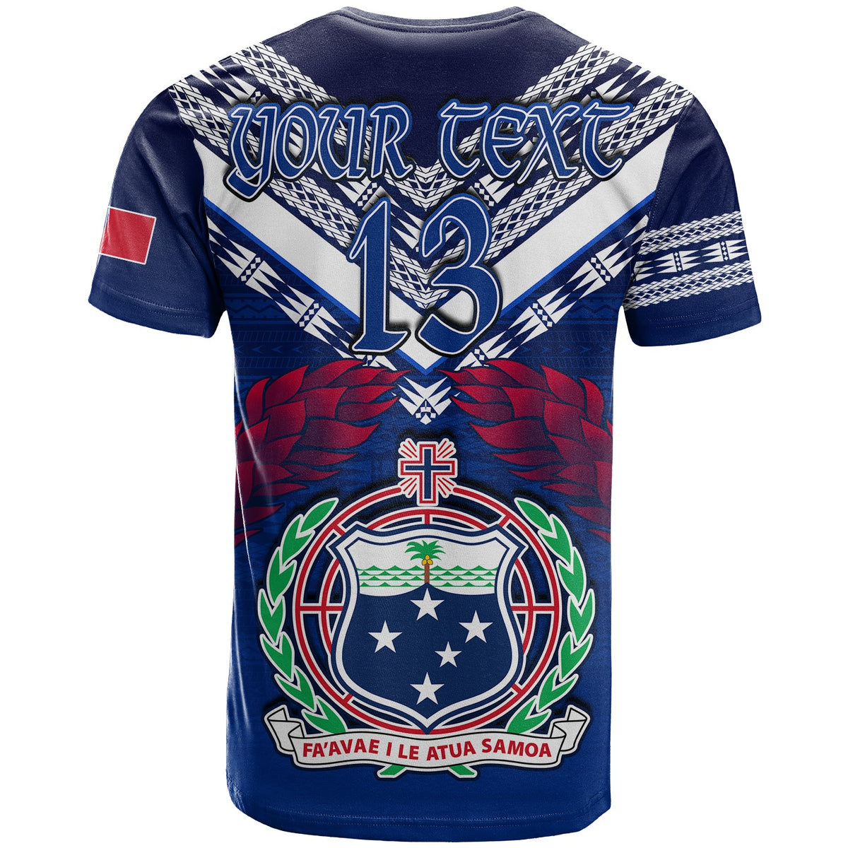 (Custom Text and Number) Samoa 685 T Shirt Uso Aso Uma Toa Samoa Rugby History Made LT13 - Polynesian Pride