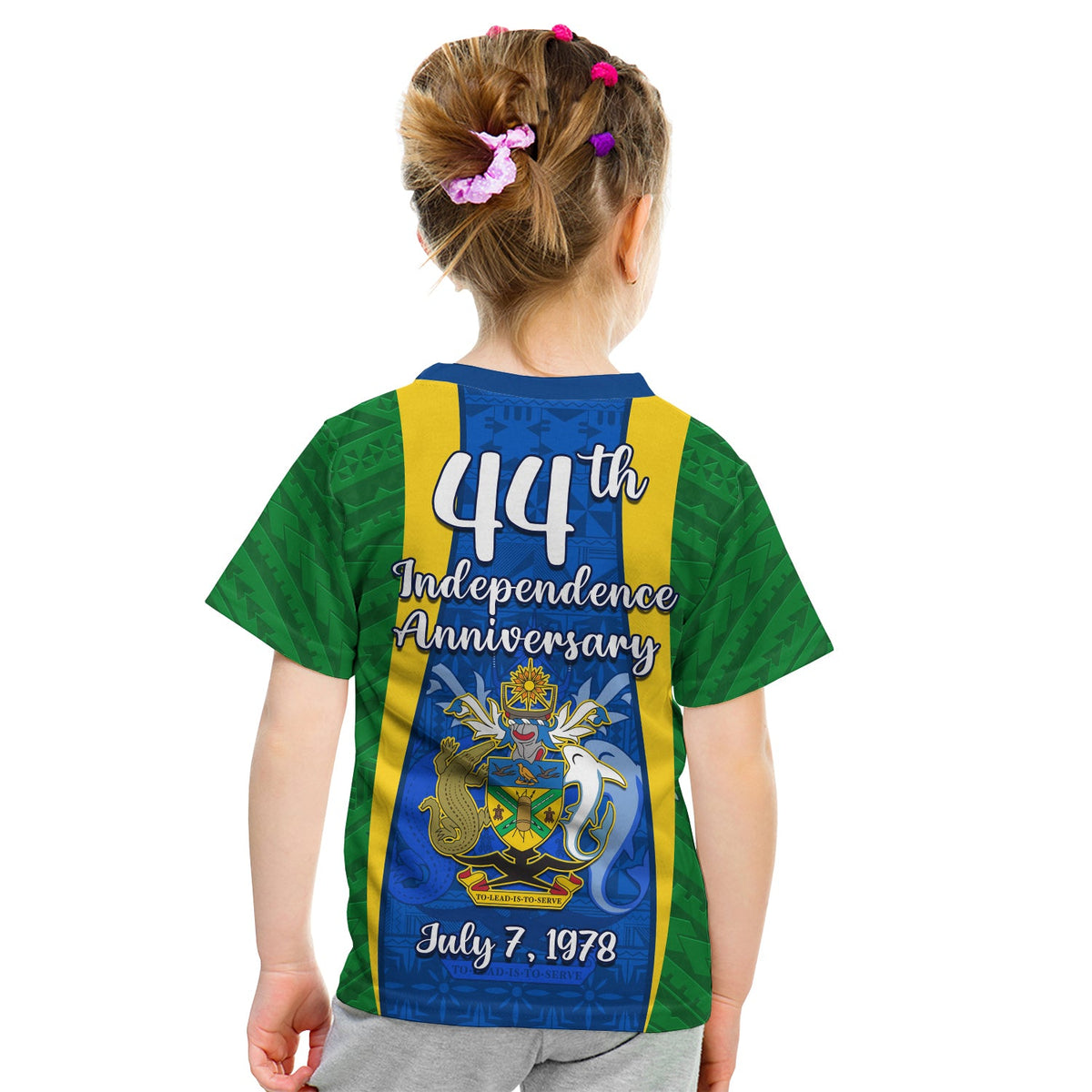 Custom Solomon Islands Day T Shirt 44 Years Independence Anniversary LT13 - Polynesian Pride