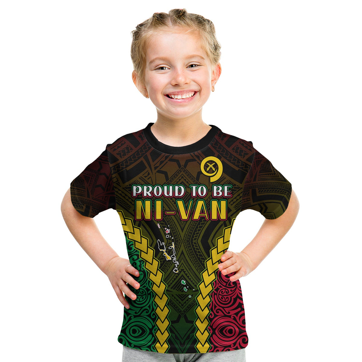 Vanuatu Indigenous T Shirt Proud To Be Ni Vanuatu Polynesian Pattern LT13 - Polynesian Pride
