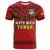 Tonga Rugby T Shirt Mate Maa Tonga Pacific Ngatu Black LT14 Red - Polynesian Pride