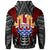 Tahiti Zip up Hoodie Blood Runs Through My Veins Style Flag - Polynesian Pride