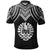 Tahiti Custom Polo Shirt Polynesian Armor Style Black - Polynesian Pride