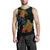 Hawaiian Polynesian Hula Girl And Turtle Men's Tank Top - The Wave Style - AH - Polynesian Pride