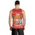 Hawaiian Santa Claus Mele Kalikimaka Men's Tank Top - Aviv Style - Red - AH - Polynesian Pride