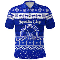 Tapunisiliva College Christmas Polo Shirt Simple Style LT8 - Polynesian Pride
