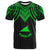 Tokelau T Shirt Polynesian Armor Style Green Unisex Art - Polynesian Pride