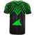 Tokelau T Shirt Polynesian Armor Style Green - Polynesian Pride