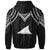Tokelau Hoodie Polynesian Armor Style Black - Polynesian Pride