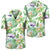Tropical Orange Orchids Strelitzia Monstera Hawaiian Shirt Unisex Black - Polynesian Pride