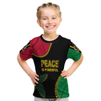 Vanuatu Father Lini Day T Shirt KID Simple Style LT7 - Polynesian Pride