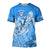 Apifoou College Tonga T Shirt Kupesi Style Ver02 LT7 Blue - Polynesian Pride