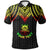 Tuvalu Custom Polo Shirt Polynesian Armor Style Reagge Unisex Reggae - Polynesian Pride