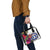 Northern Mariana Islands Shoulder Handbag Polynesian Hibiscus White Pattern - Polynesian Pride