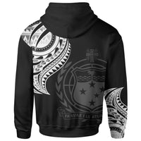 Samoa Zip Hoodie Samoan Tatau Patterns - Polynesian Pride