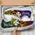 Wallis and Futuna Custom Personalised Sneakers - Rainbow Polynesian Pattern - Polynesian Pride