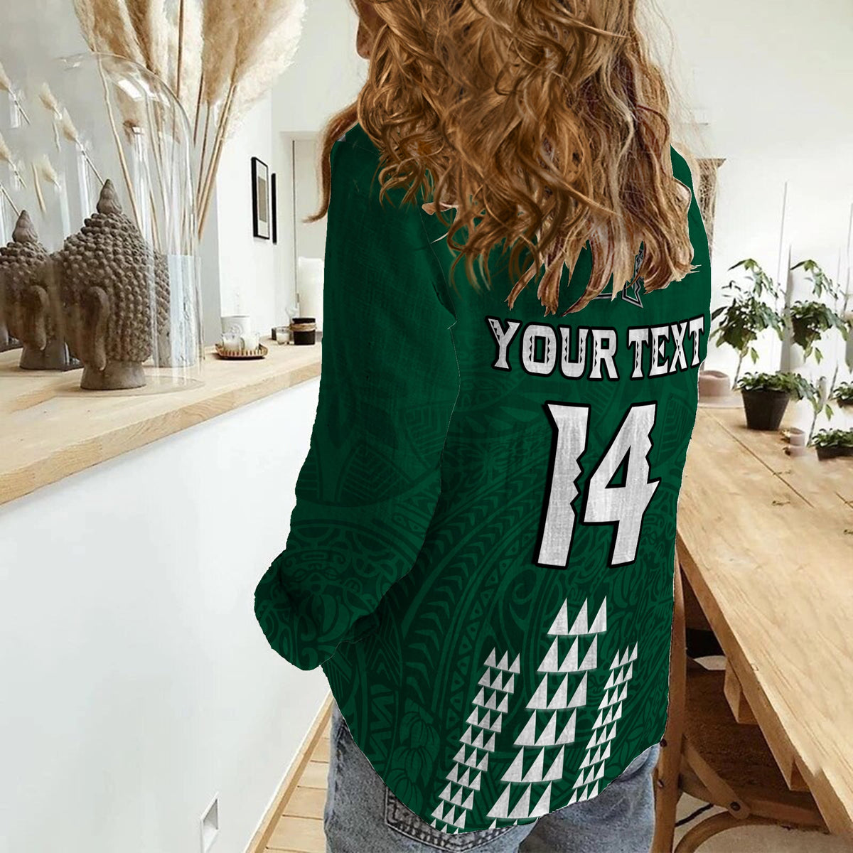 (Custom Text And Number) Hawaii Football Women Casual Shirt Kakau Rainbow Warriors Helmet LT14 - Polynesian Pride