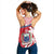 Samoa Women Racerback Tank Samoan Coat Of Arms With Coconut Pink Style LT14 - Polynesian Pride