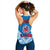 Toa Samoa Rugby Women Racerback Tank Manu Siva Tau Style Ulafala LT13 - Polynesian Pride