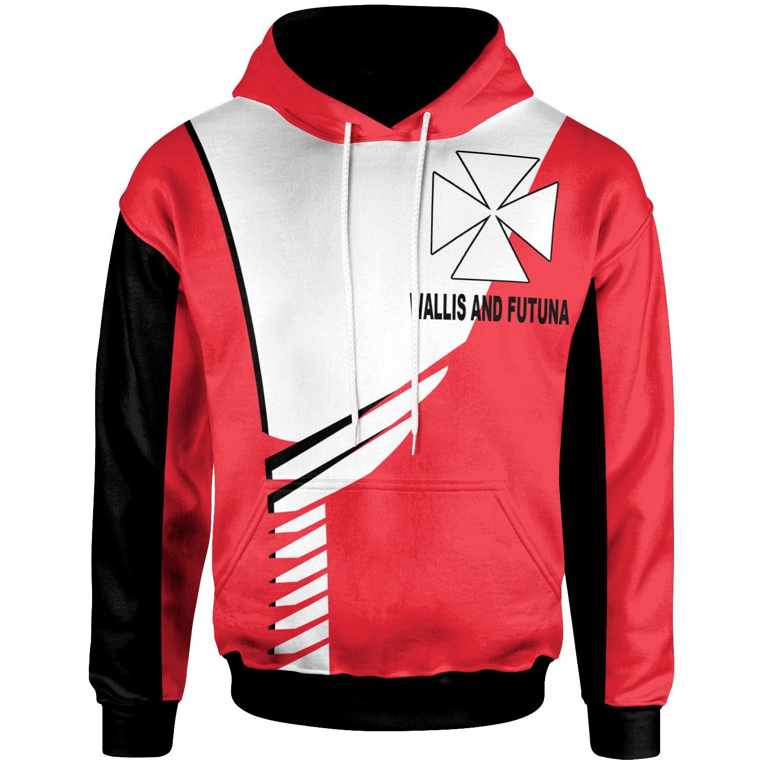 Wallis & Futuna Hoodies Athletes Style Unisex Red - Polynesian Pride
