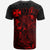 Wallis and Futuna T Shirt Wallis and Futuna Coat of Arms Turtle Hibiscus Red - Polynesian Pride