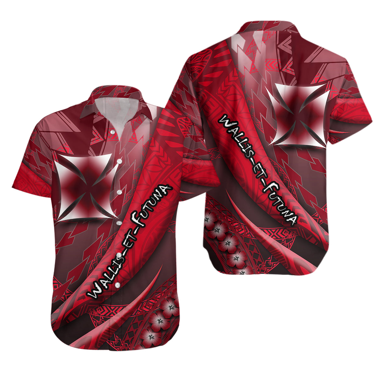 Wallis et Futuna Hawaiian Shirt Artsy Style - Special LT9 Unisex Special - Polynesian Pride