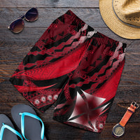 Wallis et Futuna Men Short Artsy Style - Black LT9 Black - Polynesian Pride