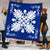 Hawaiian Quilt Maui Plant And Hibiscus Premium Quilt - White Blue - AH - Polynesian Pride