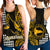 Hawaii Nanakuli High School Women Racerback Tank Tribal Kakau LT9 Yellow - Polynesian Pride