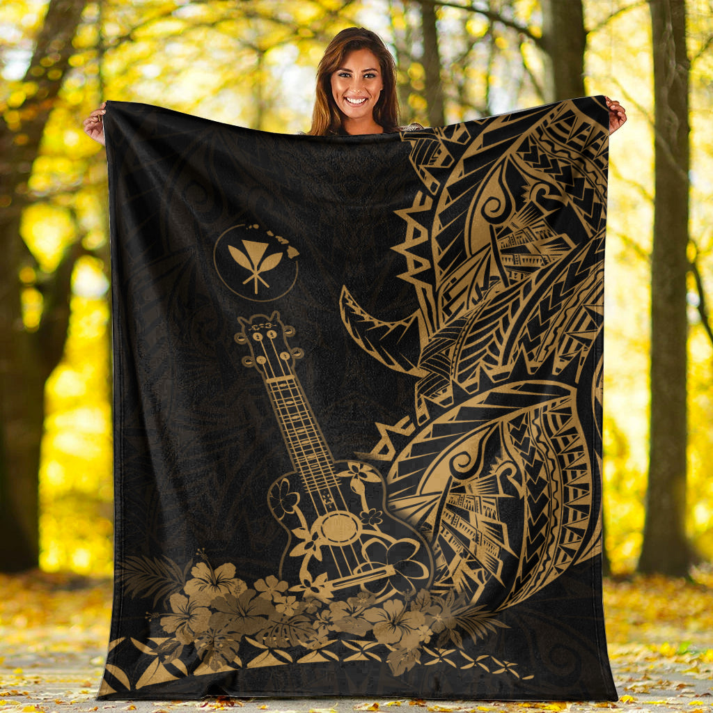 Hawaii Polynesian Premium Blanket Ukulele Gold LT13 - Polynesian Pride